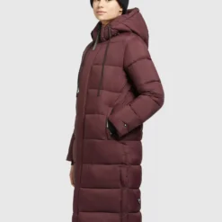 Khujo Wintermäntel Mantel Julina Frauen Dunkelrot -Khujo Verkaufsshop 025b9a8f8d4893bf021a8e73fbb05fec scaled