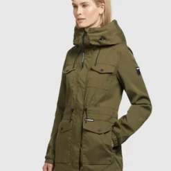 Khujo Parka Jacke ELST Frauen Oliv -Khujo Verkaufsshop 332bd18064ba173f615e345555ba1bab scaled