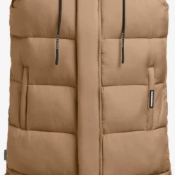 Khujo Westen Weste Tourin Frauen Hellbraun