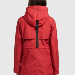 Khujo Parka Übergangsjacke FELINA Frauen Rot -Khujo Verkaufsshop 585009a2318a0e070cb324fff738ed9d scaled