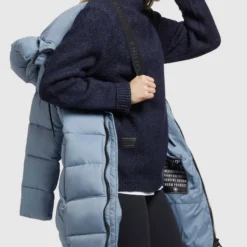 Khujo Wintermäntel Mantel Tuula Frauen Rauchblau -Khujo Verkaufsshop 68b867a35393f934437df48bf7bc9bcf scaled