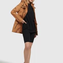 Khujo Parka Jacke FELINA Frauen Camel -Khujo Verkaufsshop 7262ce9867ede3cb6acdcc27a703f38f scaled