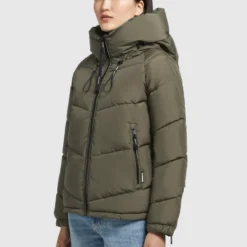Khujo Winterjacken Jacke Esila Frauen Khaki -Khujo Verkaufsshop 7a2323eb2e0931aeb34d64b812c982cd scaled
