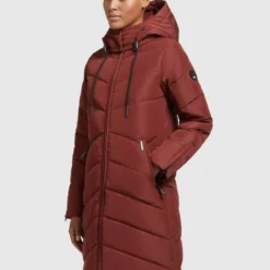 Khujo Wintermäntel Mantel Huba Frauen Karminrot -Khujo Verkaufsshop 9283d61feabeea11b38094f20b28b505 scaled
