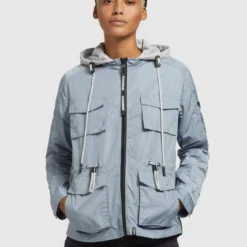 Khujo Übergangsjacken Jacke FLAMES Frauen Hellblau -Khujo Verkaufsshop 9bf681f762875077f8826110f2cdfbb0 scaled