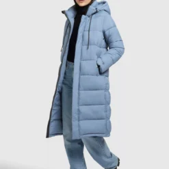 Khujo Wintermäntel Mantel Julina Frauen Hellblau -Khujo Verkaufsshop afc2b8a204395a37e391c6a407110481 scaled