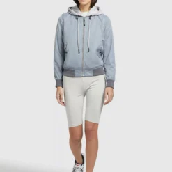 Khujo Übergangsjacken Jacke PERSEE Frauen Hellblau / Grau -Khujo Verkaufsshop c2177e173be18401c3f1e15f7116ac8d scaled