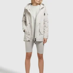 Khujo Übergangsjacken Jacke CAIMA Frauen Hellgrau -Khujo Verkaufsshop c3ebb1100d84505aa9fe206cd4480642 scaled