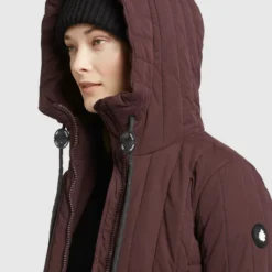Khujo Winterjacken Jacke Frauen Weinrot -Khujo Verkaufsshop e3b14ea9778c53548dbab21dcbbee5bb scaled