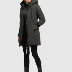 Khujo Wintermäntel Mantel Nita Frauen Khaki -Khujo Verkaufsshop eb6a3d17a95c829327f54bda05574c6b scaled