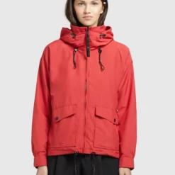 Khujo Übergangsjacken Übergangsjacke BLAIR Frauen Rot -Khujo Verkaufsshop fe341bf2ad36f89fad03842c215c89de scaled